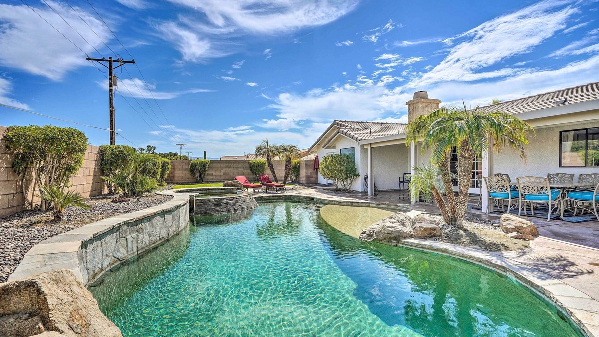 Bermuda Dunes House | Bermuda Dunes Home w/Private Pool + Hot Tub!