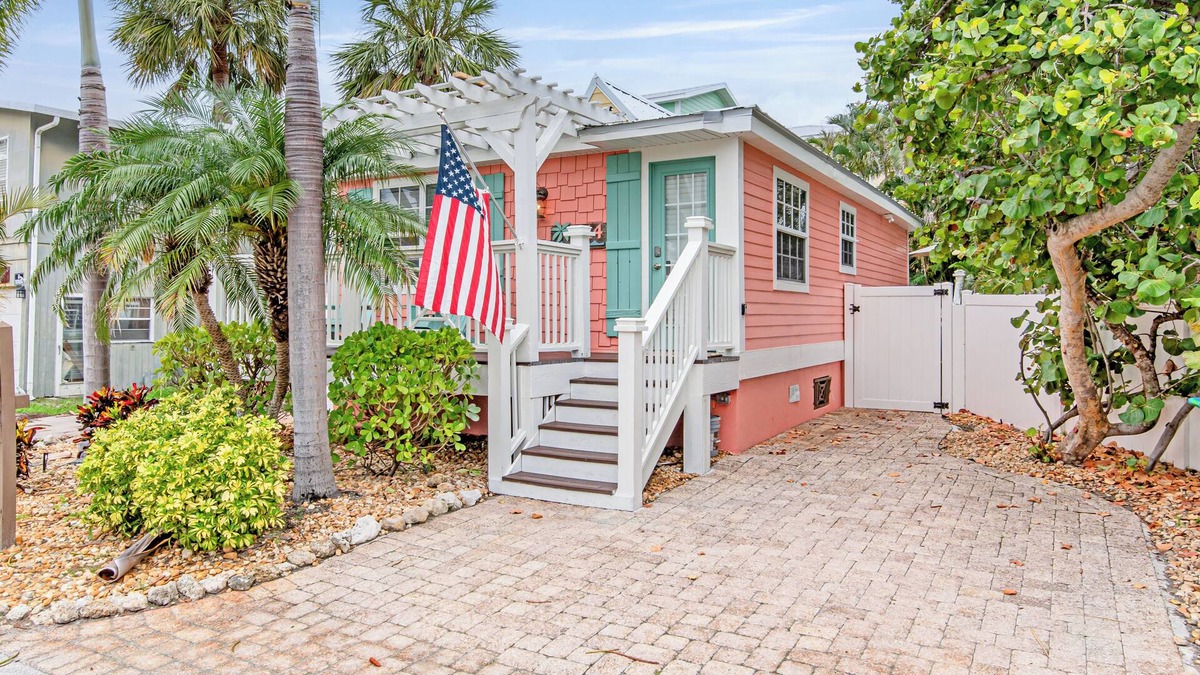 Holmes Beach House | Best Little Beach House on Anna Maria Island! With a pool & steps to the beach!