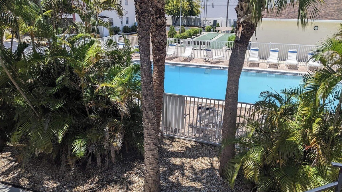Englewood South Condo | Best Location in Palm Manor Overlooking Pool
