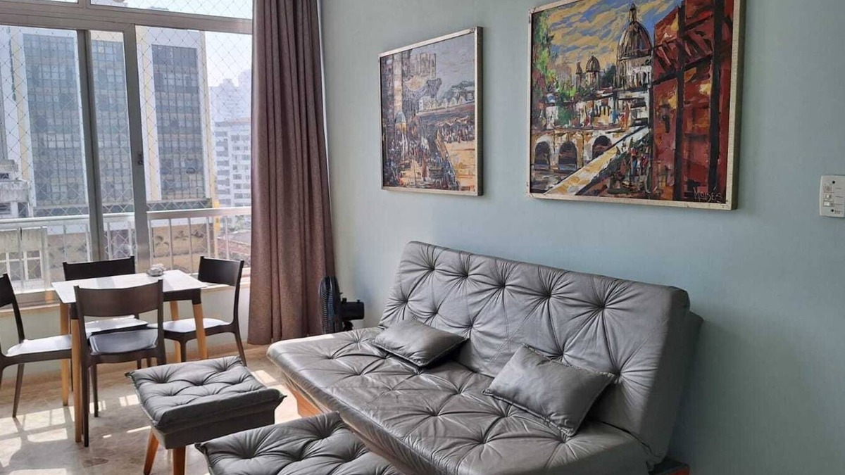 Gonzaga Apartment | Best point of the Gonzaga, building facing the sea, private garage, 3 malls .