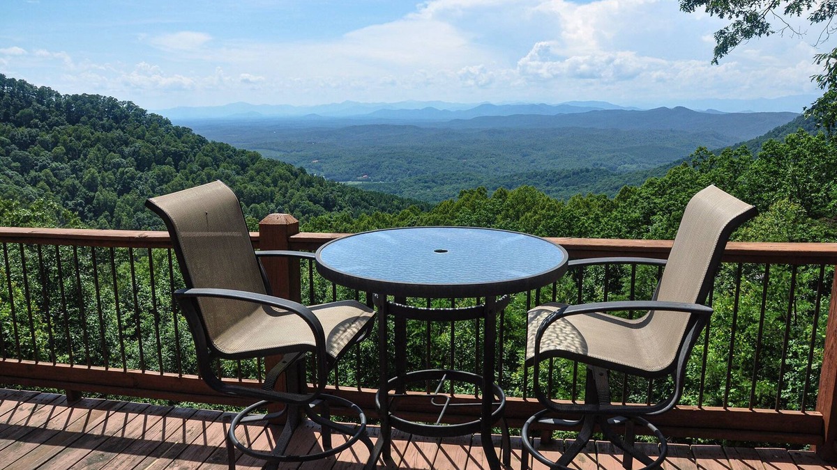 Bostic Cabin | Best View in NC, Totally Private! Burn Pit, & Pool table.