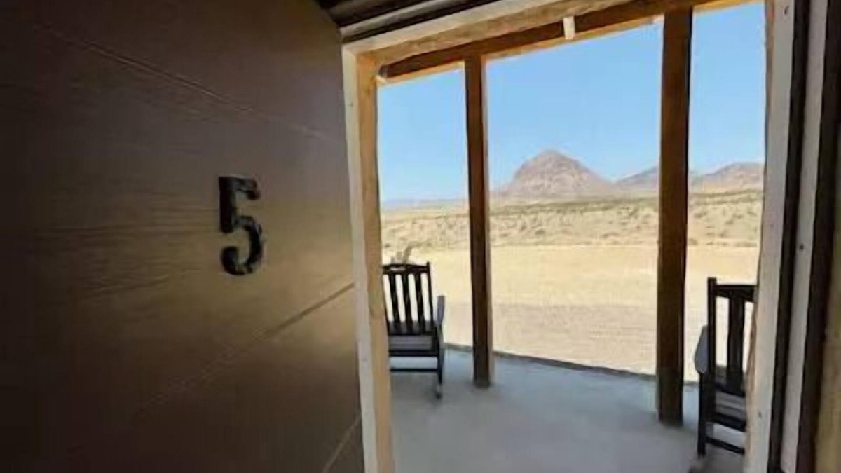 Terlingua Cabin | Big Bend Lodging at Ten Bits Ranch | Room #5 (Delmonico’s Steakhouse)