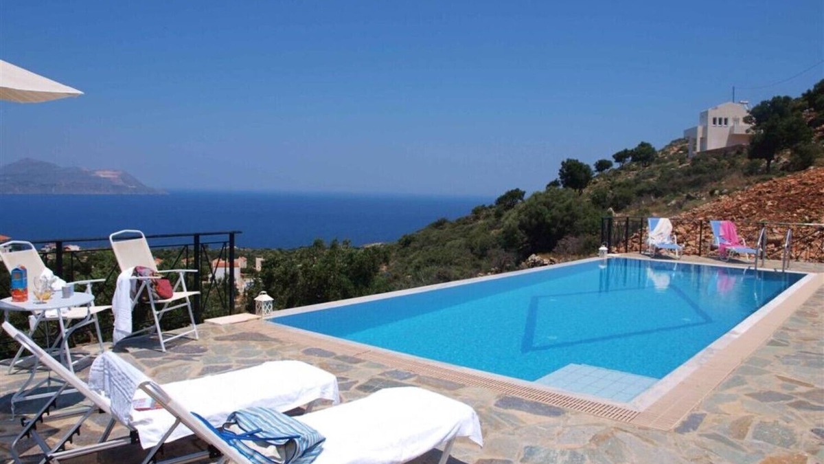 Kokkinon Khorion Villa | Big infinity private pool (10mtx4mt)★Sea view★Big sea view terrace 100m2★