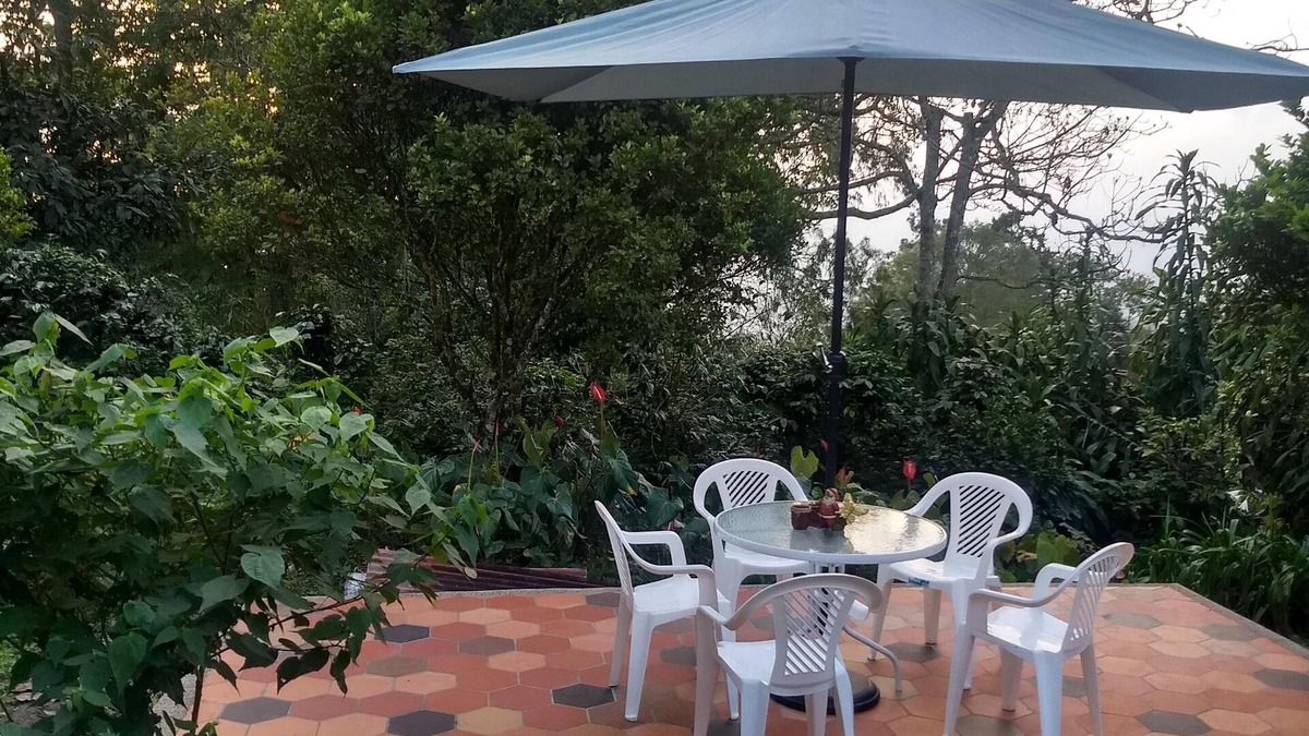 El Rosal Cabin | Bio-Hotel Bhakti,nCoffee rural cabin with view of the mountains and the forest