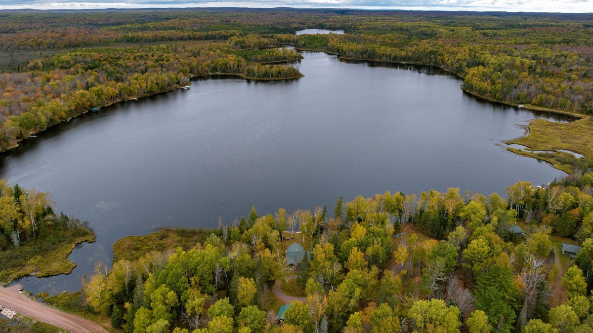 Mellen House | Birch Haven Log Cabin on Spider Lake! ATV/UTV Trail with Private Dock