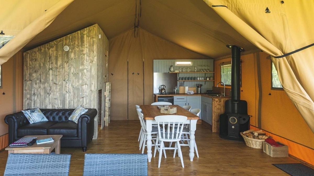 Tiverton Cabin | Birch Safari Tent, the perfect family and dog friendly glamping site, Devon