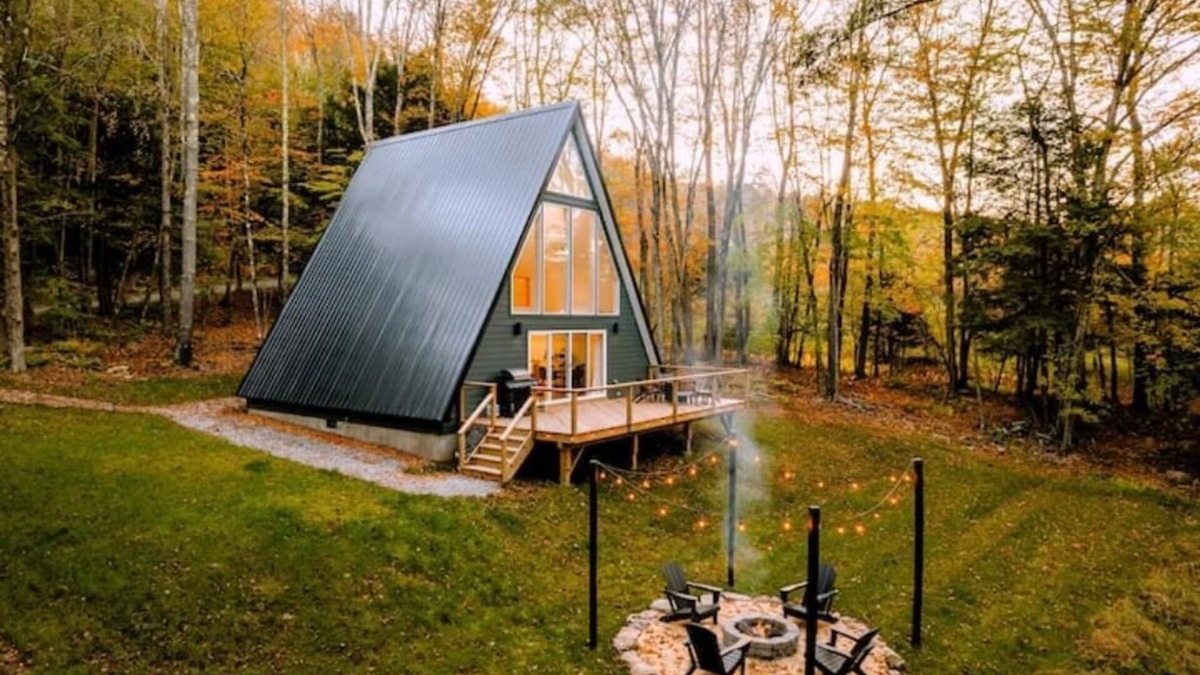 Jeffersonville Cabin | BirchRidge A-Frame:Catskills Retreat-Sauna-Firepit