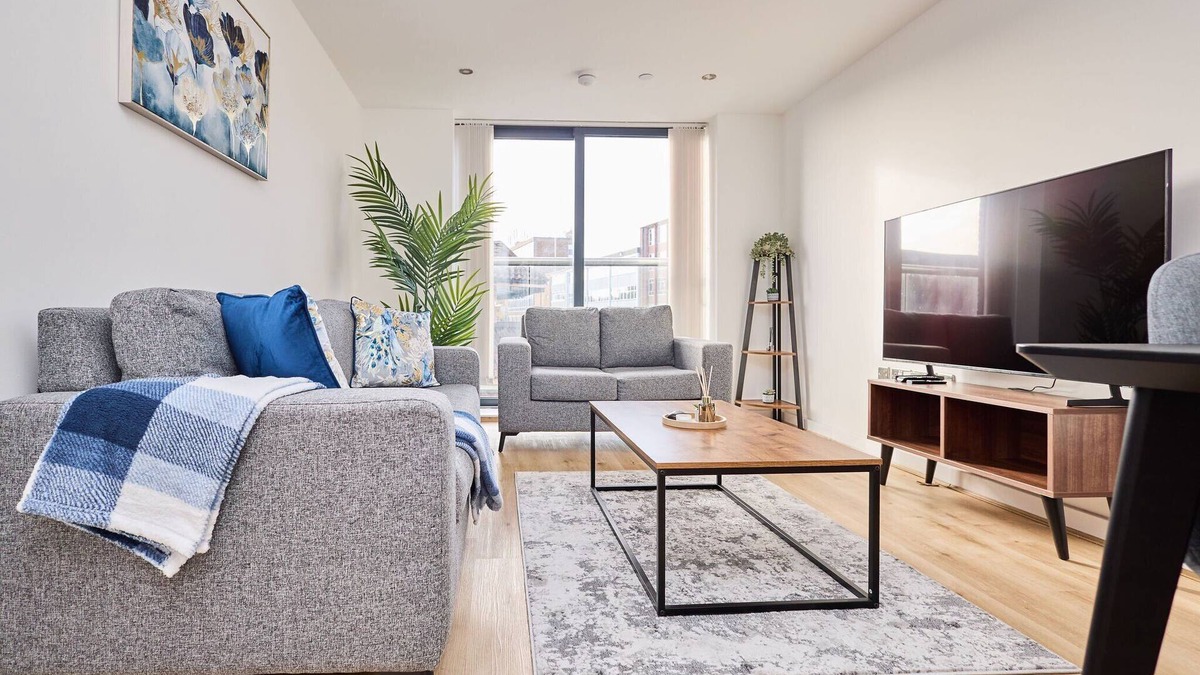 Theatreland Birmingham Apartment | Birmingham/2bed/modernkitchen/petsok/tv/wifi
