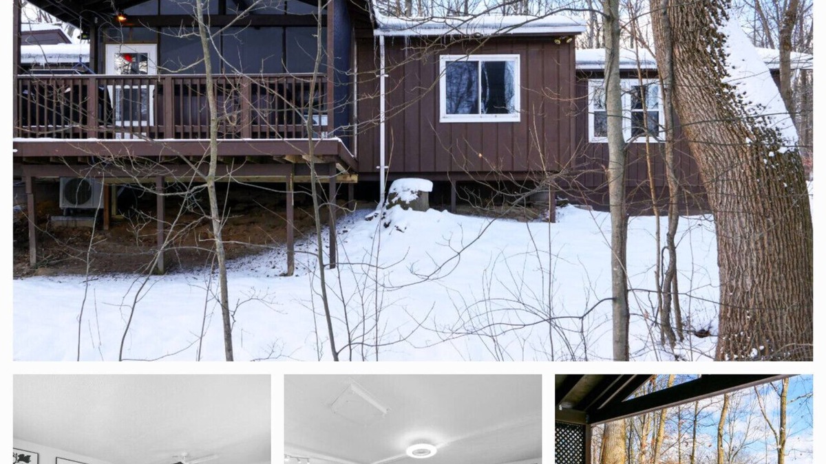 Streetsboro Cabin | Black Bear At Heron Hill Retreat Hot Tub On Lake!
