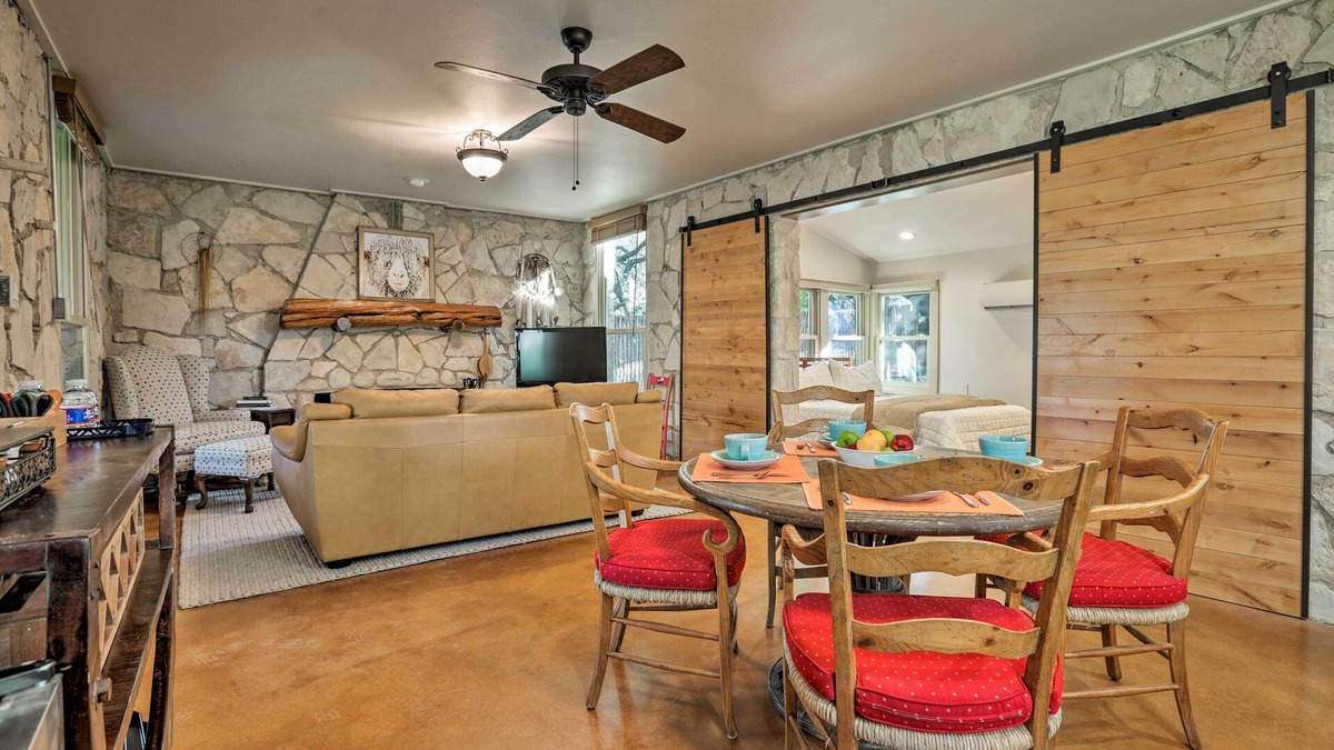 Blanco Cottage | Blanco Riverfront Historic Home, 3 Mi to Downtown!