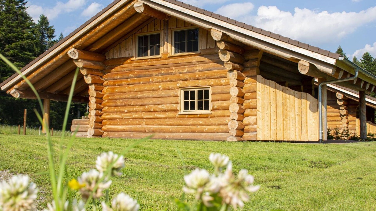 Glatten Apartment | Blockhaus Almhütte Wiesenglück, 80qm, 3 Schlafzimmer, Max. 6 Personen