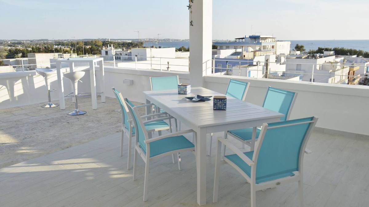 Lido Conchiglie House | Blu OltreMare Apartment - with panoramic terrace -