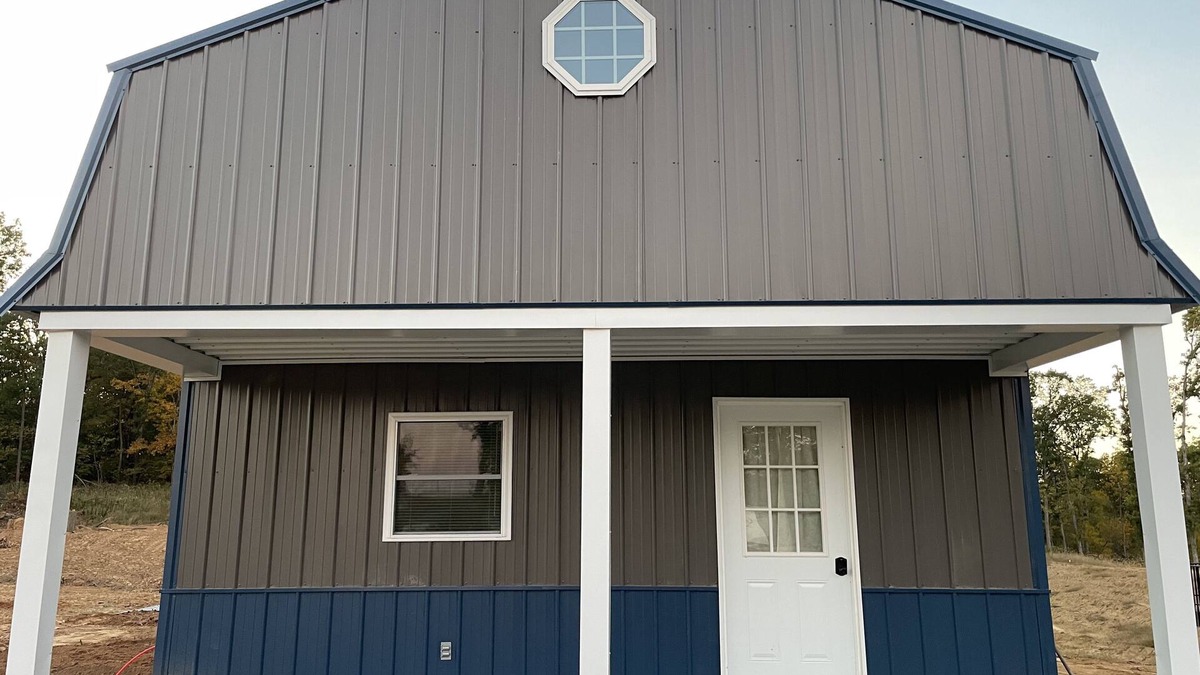 Johnson County Cabin | Blue Cabin in the woods close to Whiteman AF Base and Univ. of Central Missouri