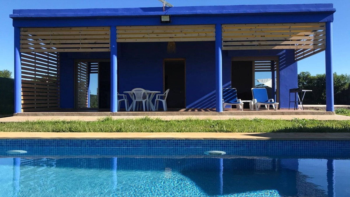 Laghdira House | Blue house