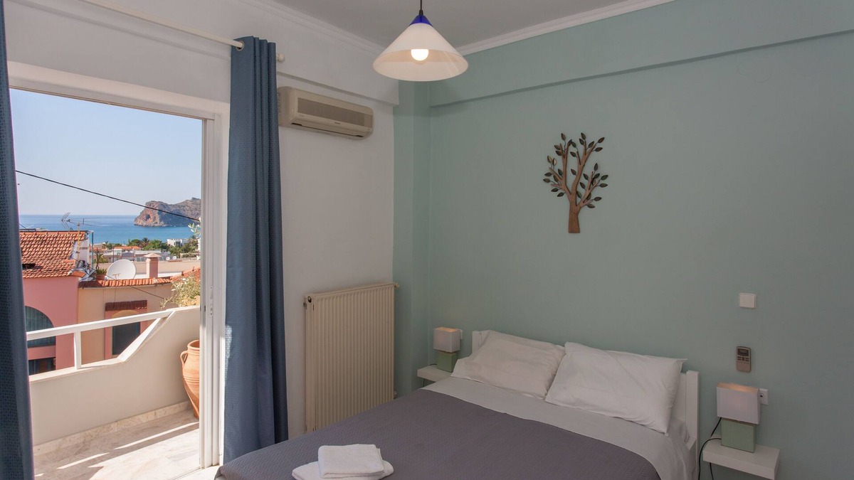 Agia Marina Apartment | Blue Lagoon - Spacious & Serene apt with Sea View