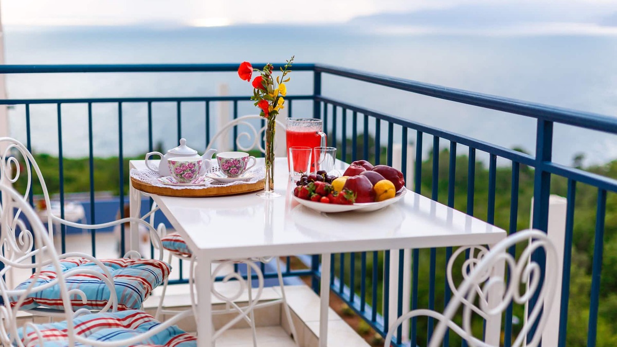 Krstac Apartment | Blue Mediterranean with stunning sea view,one bedroom ,private parking