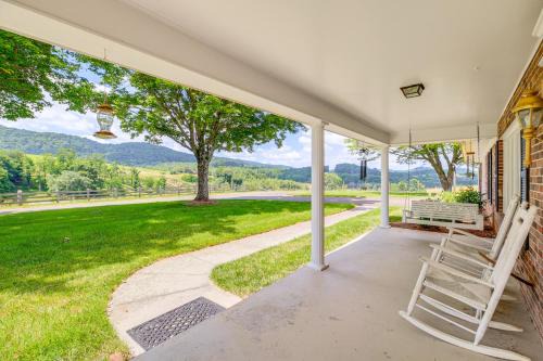 Laurel Springs House | Blue Ridge Mtn Views Ranch-Style Home in Sparta!