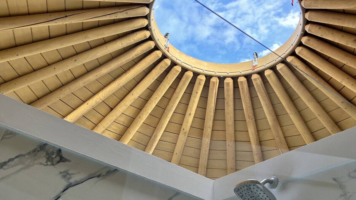 Myra RV Rental | Blue Velvet Yurt Saint Jo Texas