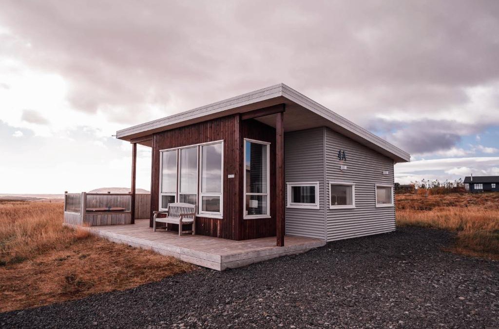 Reykholt House | Blue View Cabin 4A With private hot tub