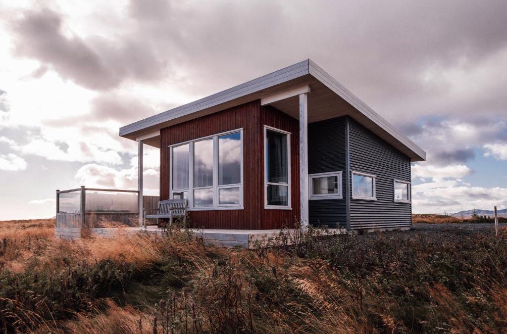 Reykholt House | Blue View Cabin 7A With private hot tub