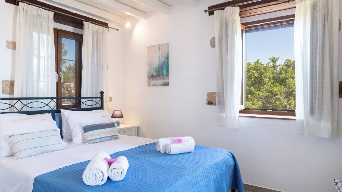 Skala Apartment | Blue Vista Patmos Sofia Triple Apartment