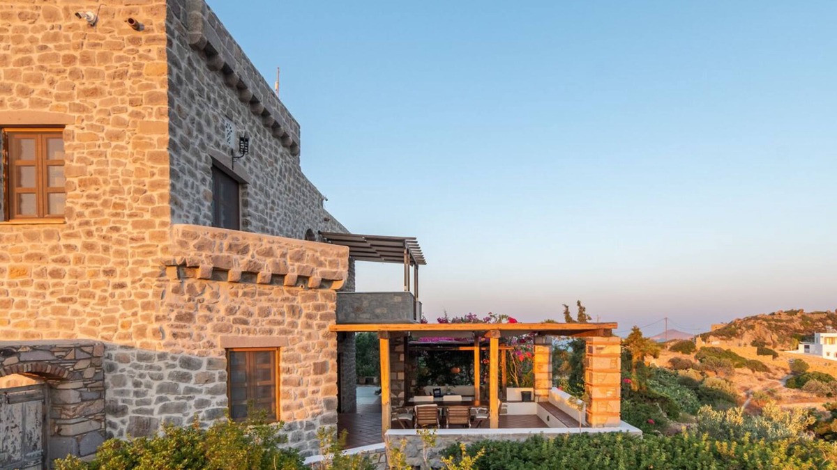 Skala Villa | Blue Vista Patmos Villa Margarita without the studios