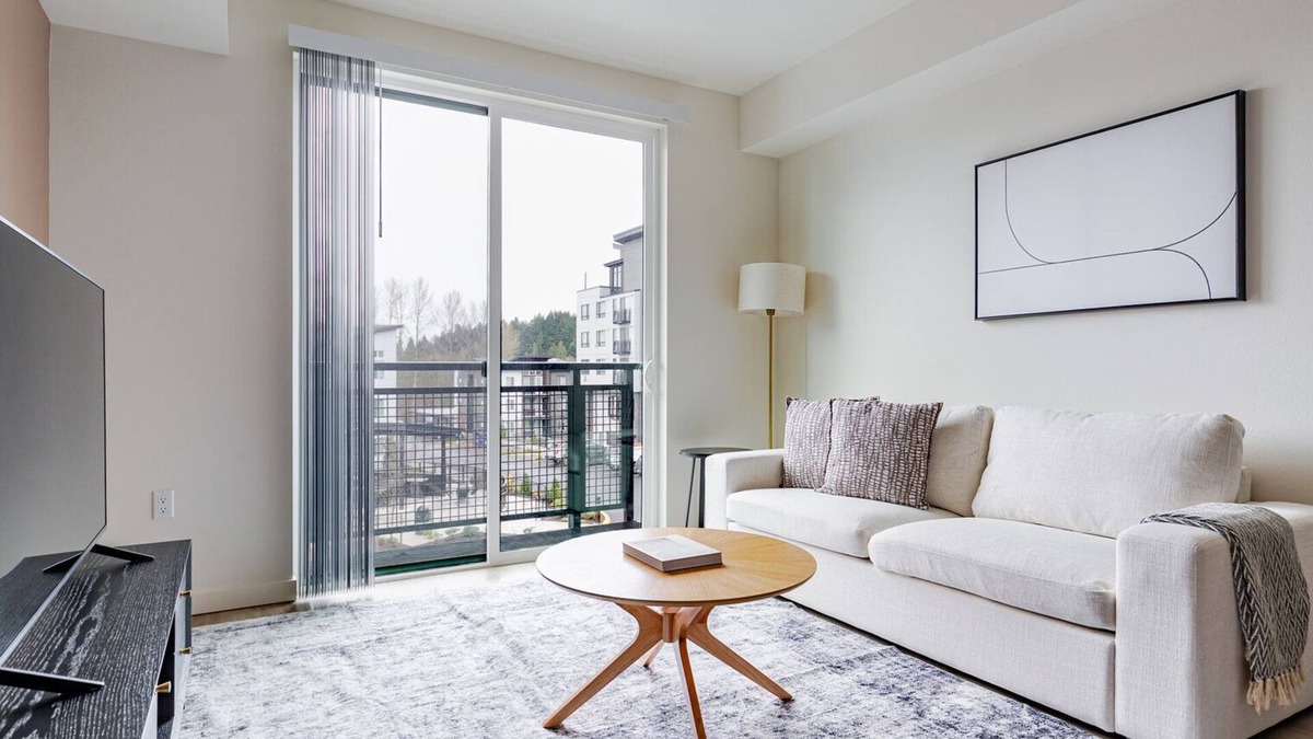 Federal Way Apartment | Blueground | Federal Way, AC, gym & bbq, nr parks