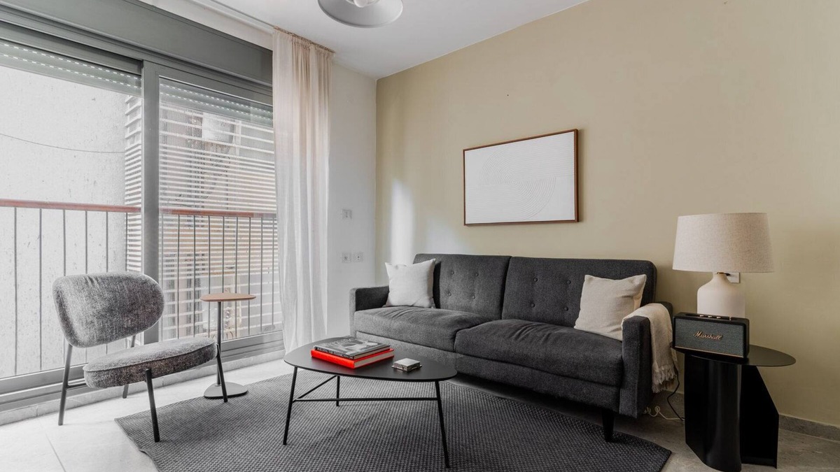 Florentin Apartment | Blueground | Florentine, 1 Bed room, Quiet side (TLV-5)