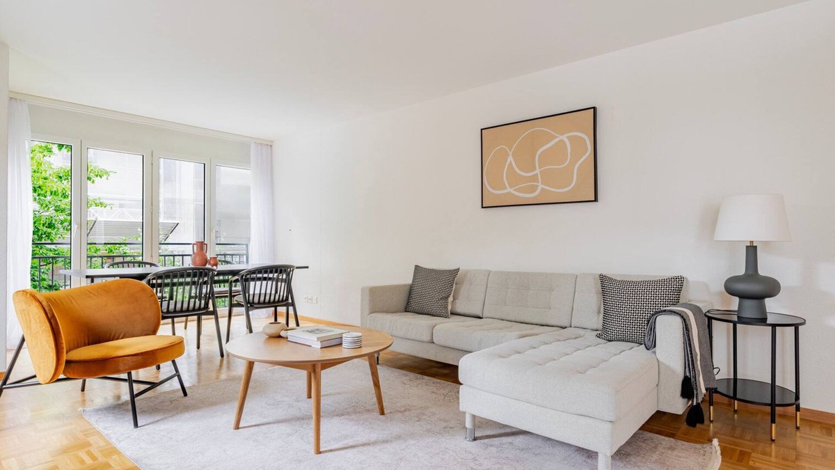 Hochschulen Apartment | Blueground | Hochschulen, balcony, nr Zurich Lake