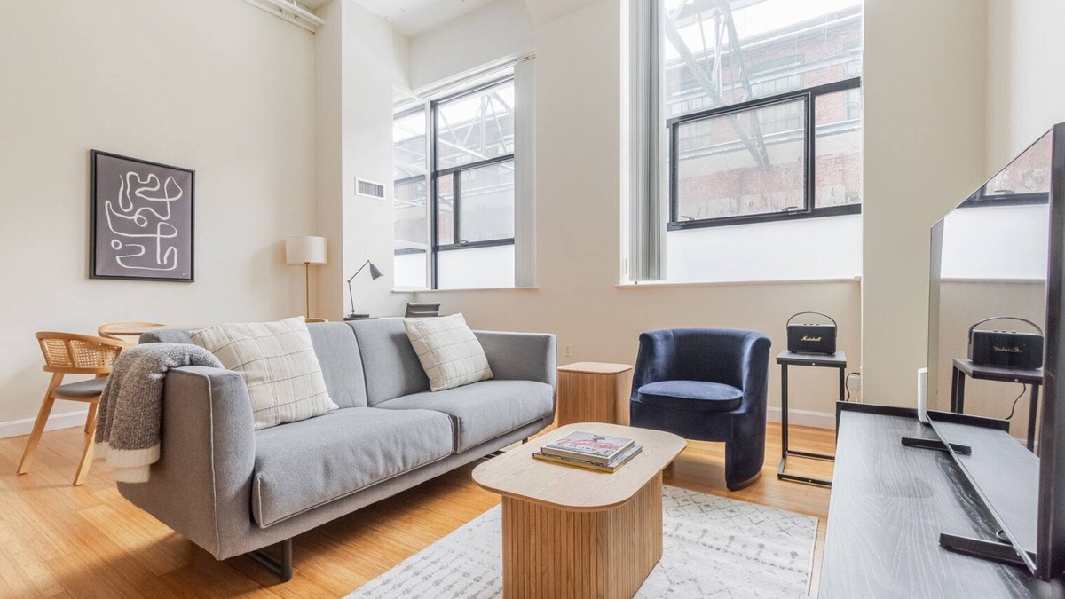 East Cambridge Apartment | Blueground | Kendall Sq, AC, w/d, nr MIT Museum