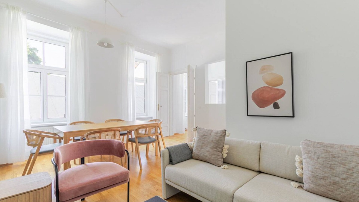 Schottenfeld Apartment | Blueground | Neubau, washer/dryer, nr Museumsquartier