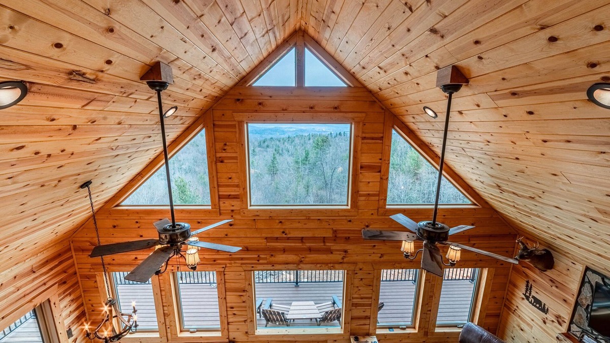 Boomer Cabin | Blueridge Mtn Cabin Million Dollar View on Majestic Mtn Hot Tub Wifi Fire Pit