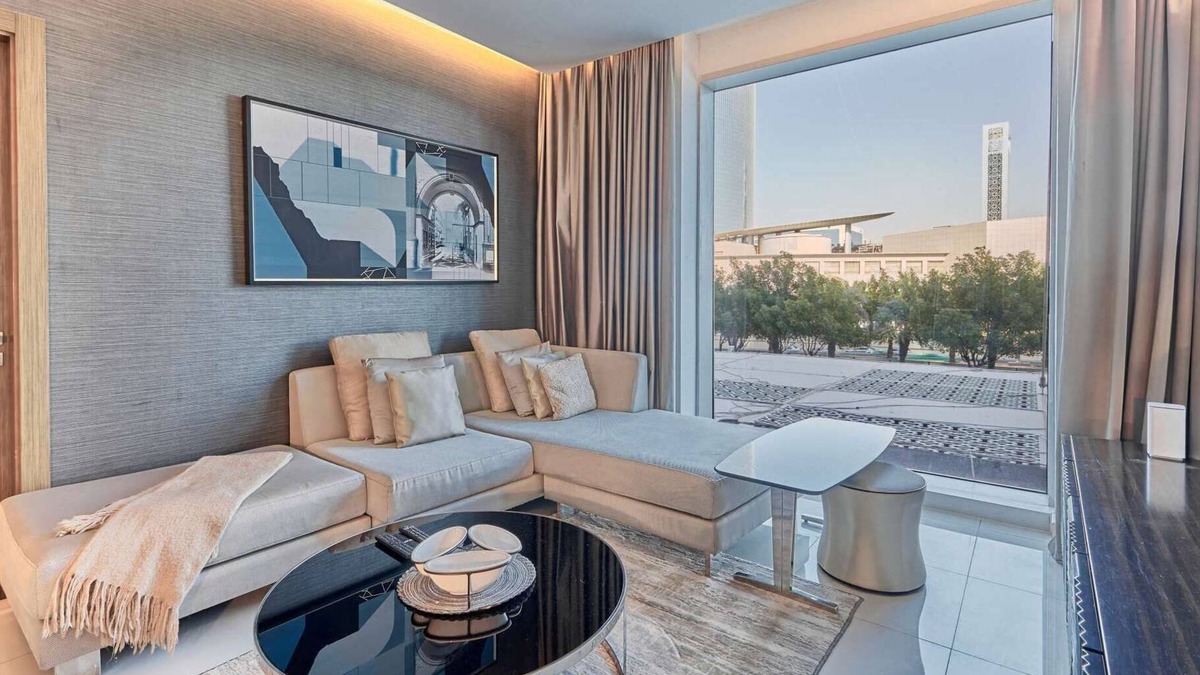 Al Olaya District Apartment | bnbme | Chic 1BR Apartment w/Outdoor Pool Access