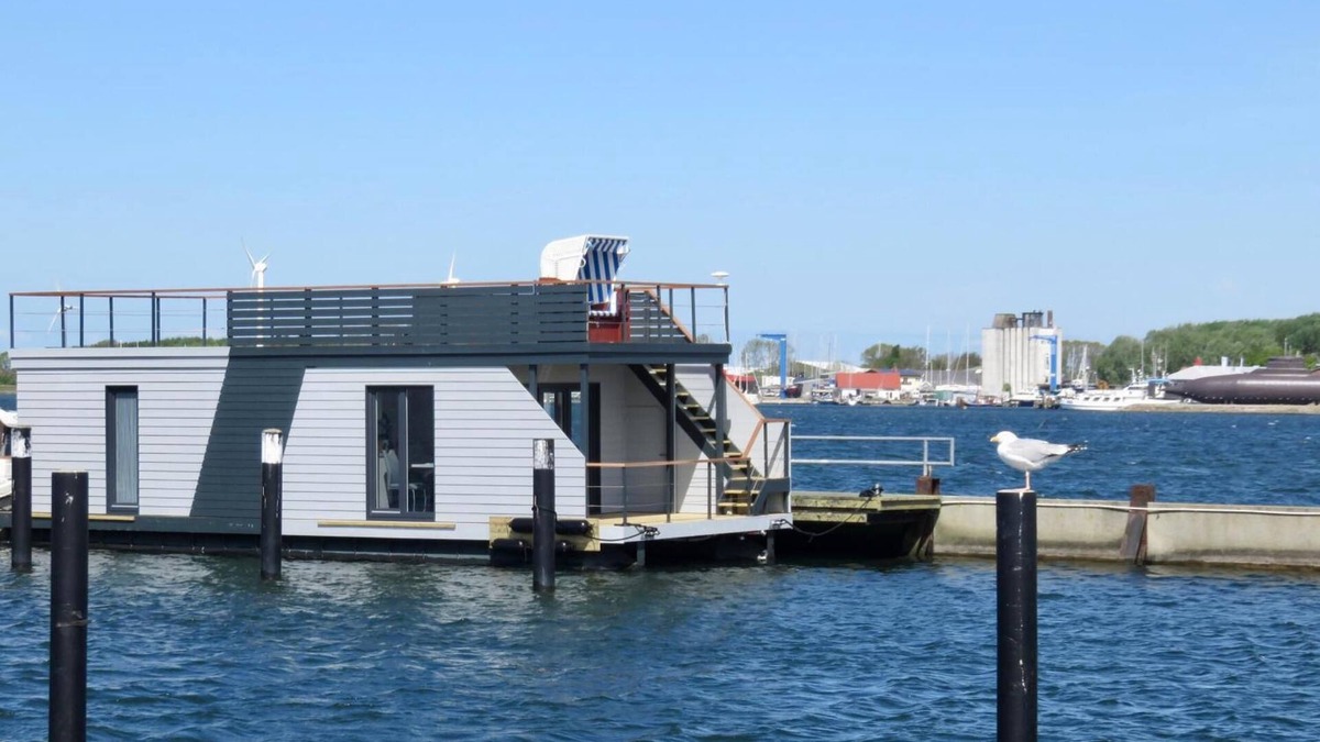 Ostholstein Boat Rental | Boat 'Bali' with Sea View, Private Terrace and Wi-Fi