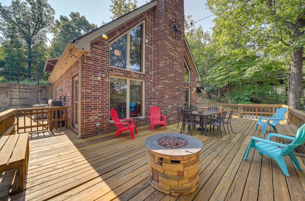 Eucha House | Boat Dock and Fire Pit Lakefront Paradise in Eucha!