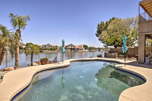Mohawk HOA House | Boat Dock and Pool Lakefront Glendale Getaway!