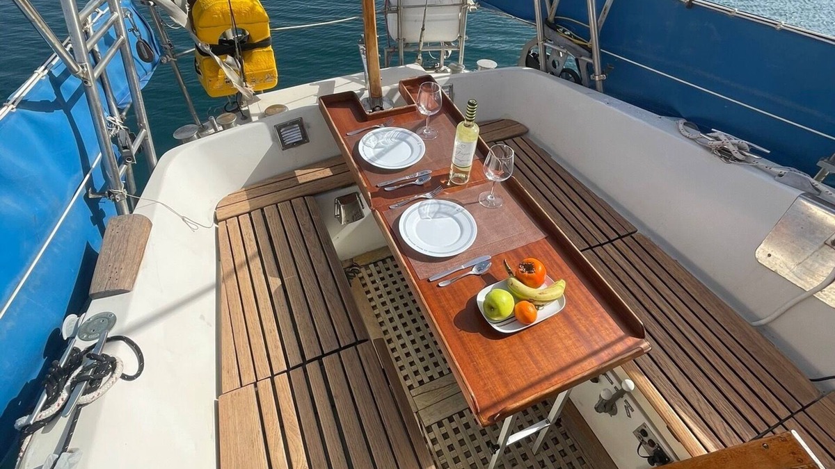Puerto Calero Boat Rental | Boat 'El Velero' with Sea View and Private Terrace
