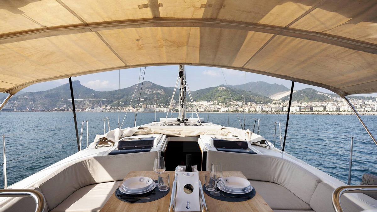 Positano City Centre Boat Rental | Boat 'Sailboat Hanse 455' with Private Terrace, Wi-Fi and Air Conditioning