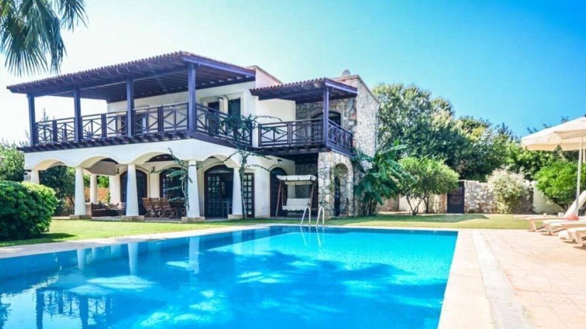 Bitez Villa | Bodrum Bitez Beach Villa with Private Pool #3431