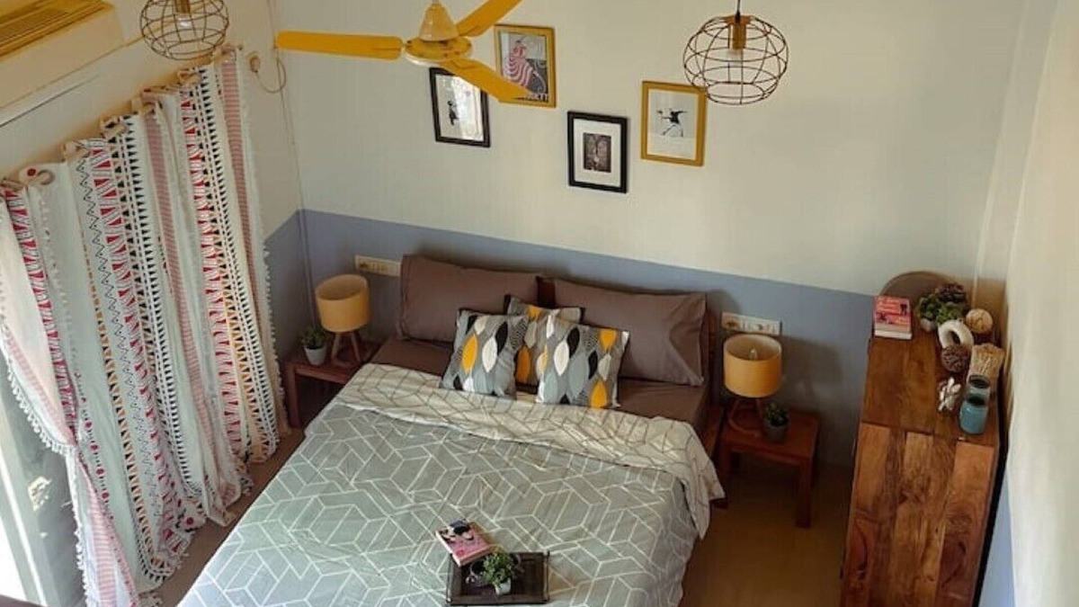 Siolim Apartment | Boho chic art retreat with charming attic in Siolim