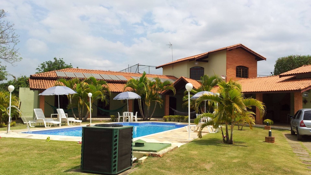 Boituva House | Boituva country house! Comfort and security, 4 suites, large pool, Wi-Fi