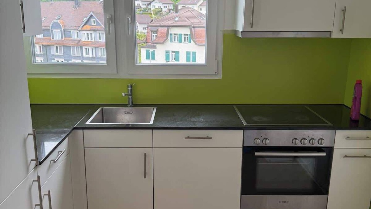 Herisau House | book2stay: Apartment 3 bedrooms + Kitchen + parking space