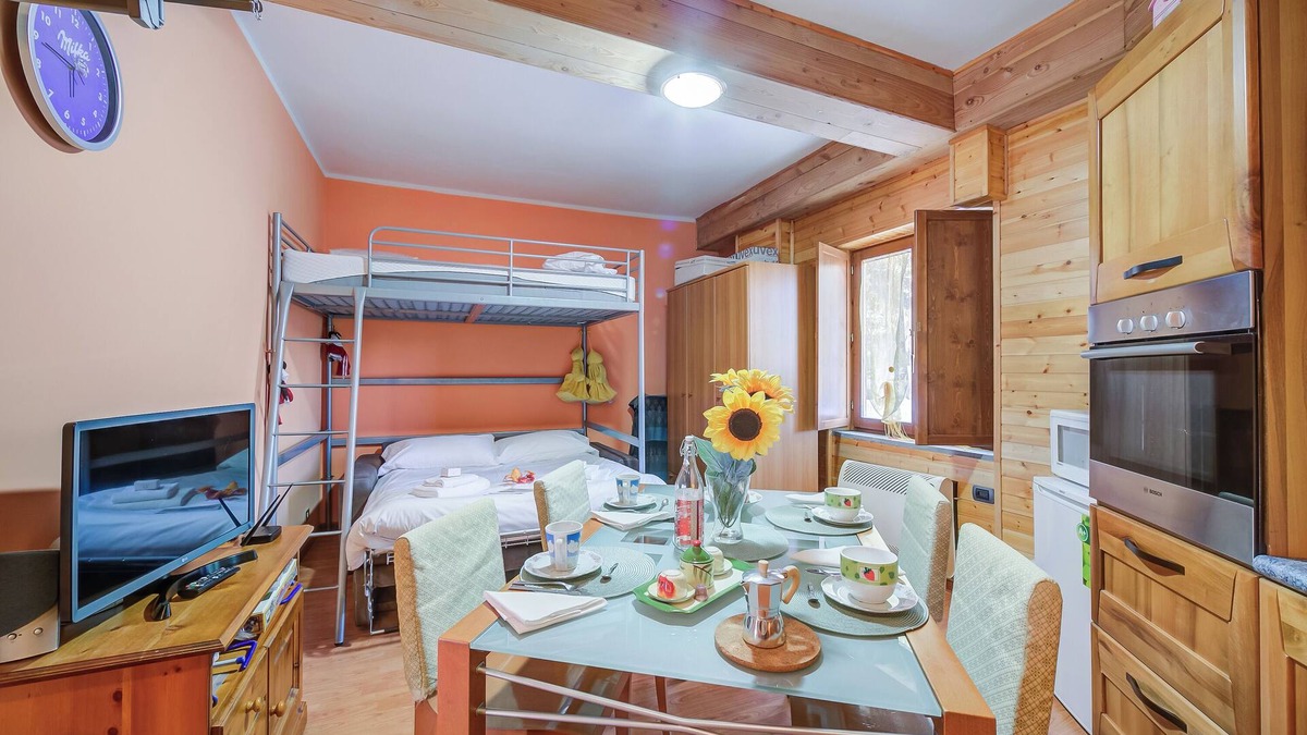 Borgata Sestriere Apartment | Borgata Family Studio Ski In Ski Out 300m, Sestriere, Italy
