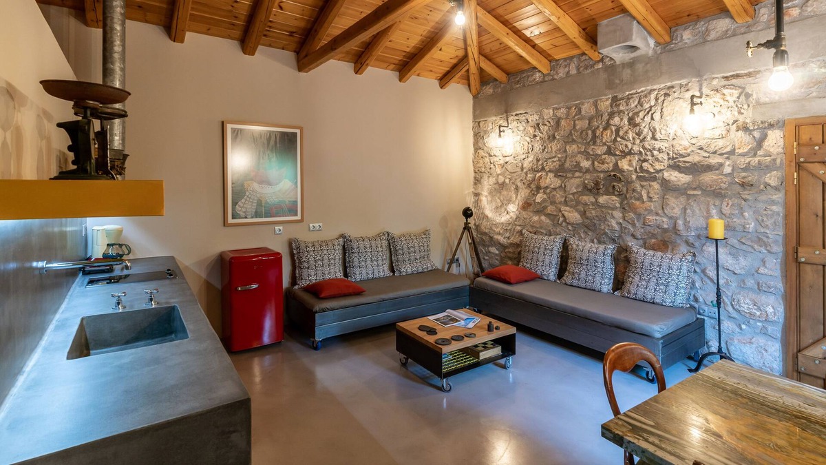 Neo Souli House | Boutique Stone Cottage w. large private Terraces