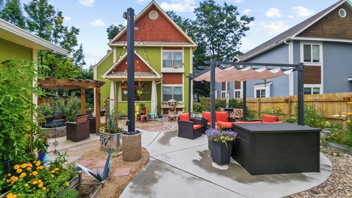 University Park Apartment | Boutique Studio Apartment Hotel across from CSU in Old Town Fort Collins! Take a trip back in time to when Hippies, Coffee Houses, and The British Invasion were everywhere! It's an urban-industrial studio, a rustic garden suite, and our pet-friend
