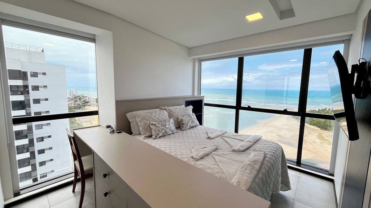 Barra de Jangada Apartment | Oceanfront Oasis – 2 Suites + Full Kitchen & Living Room