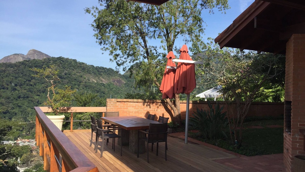 Alto da Boa Vista House | Magnificent Rio views in this unique large and cozy family home. Pets welcome.