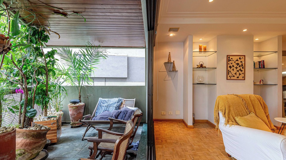 Vila Nova Conceicao Apartment | Garden balcony 2-dorms spacious & comfort apartment @ VNC