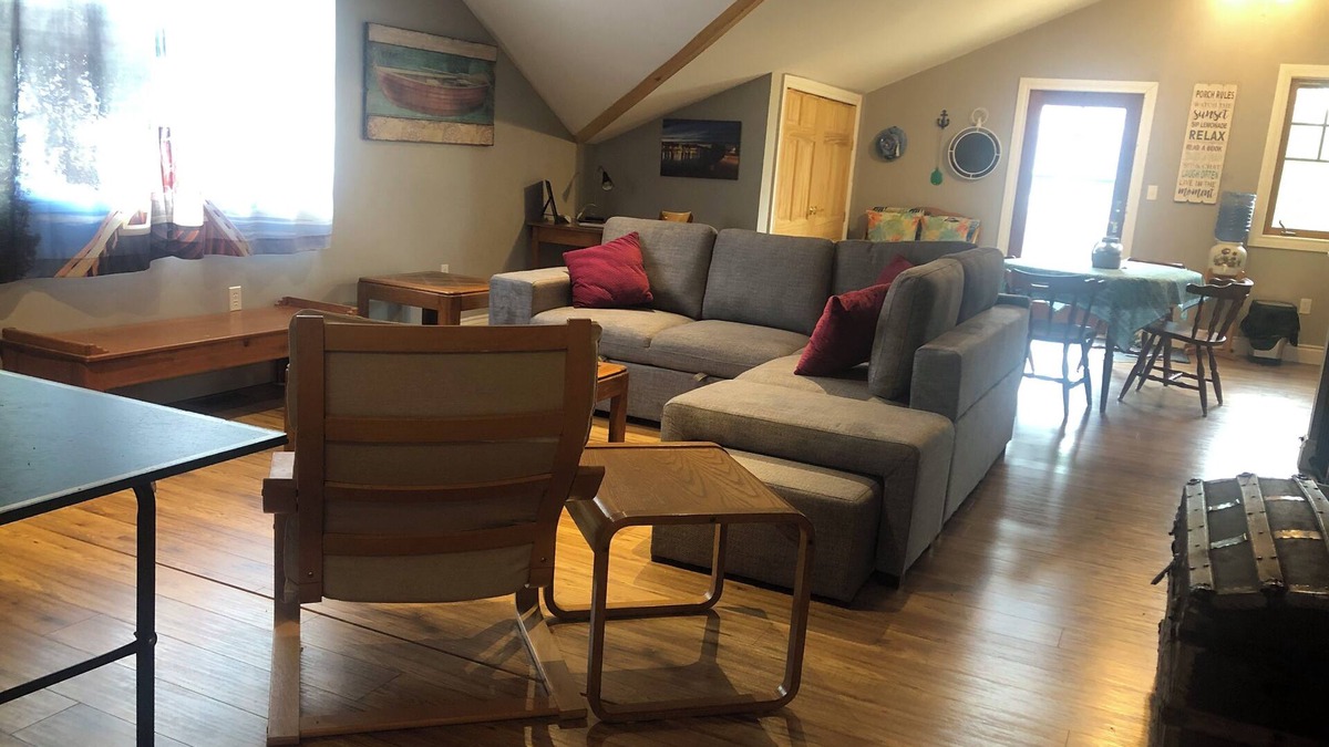 South Bruce Peninsula Apartment | BraDen Loft a 1200 sq foot open loft on the beautiful South Bruce Peninsula