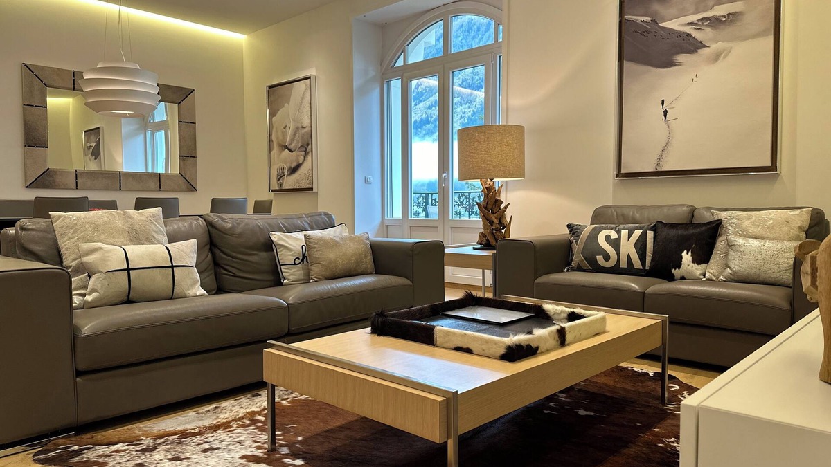 Chamonix City Centre Apartment | Brand new 3bedroom 3bath apt in the heart of Chamonix facing Mt Blanc